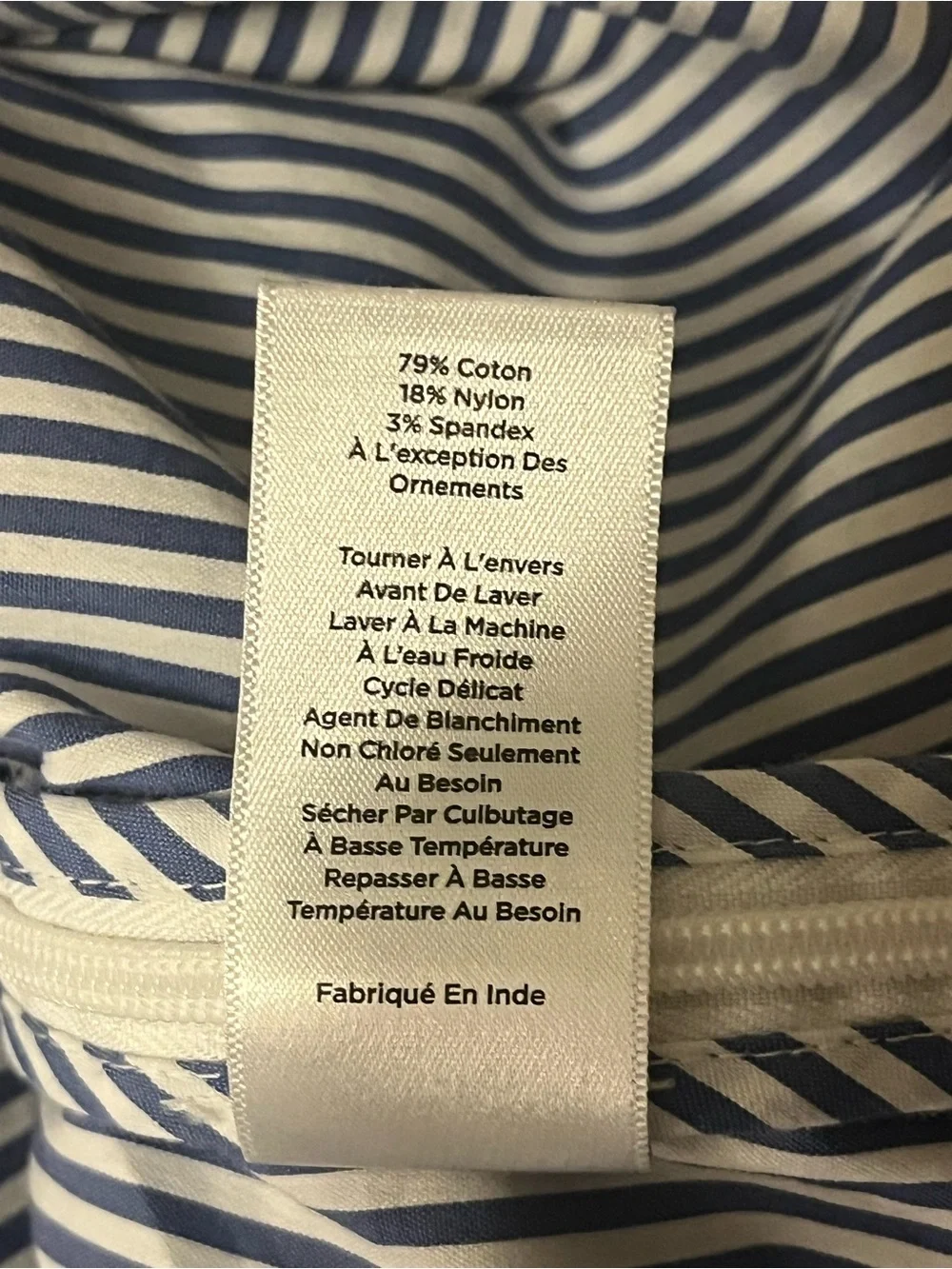 Talbots vertical navy